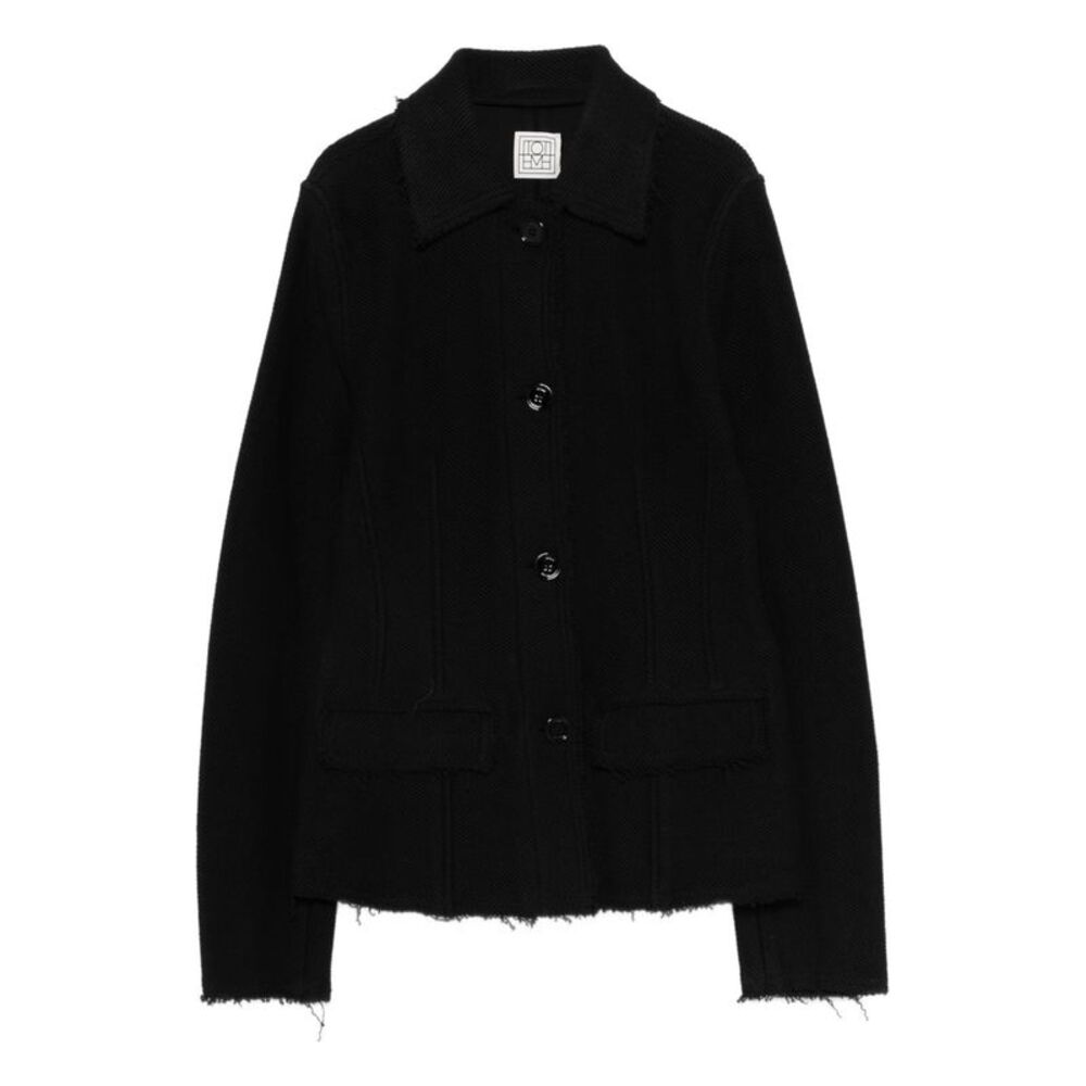 Toteme Women Raw Hem Cotton Jacket